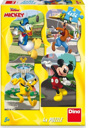 Dėlionė Disney Mikis mieste 4×54 detalės