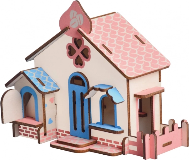 Wooden 3D Puzzle Chocolate House for Children