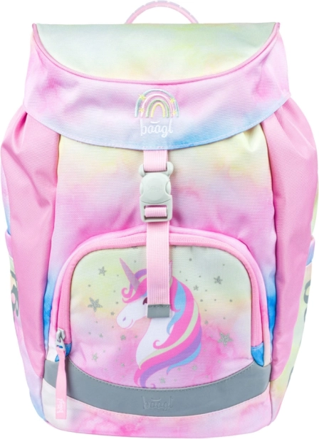 Mokyklinė kuprinė Baagl Airy Rainbow Unicorn
