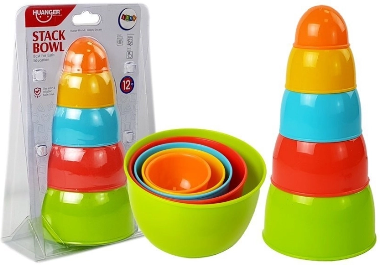 Set of 5 Stacking Bowls for Babies