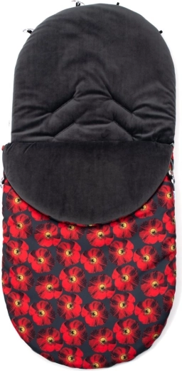 New Baby Red Children's Winter Footmuff