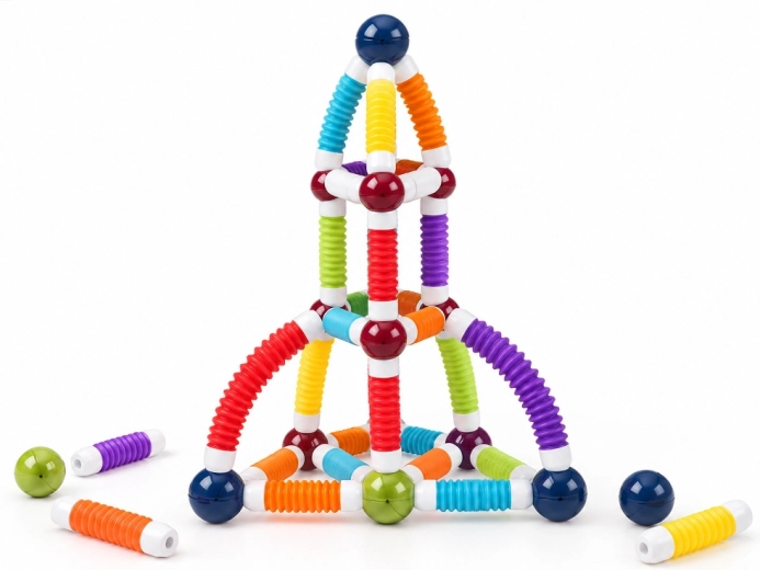 Magnetic connections for easy construction