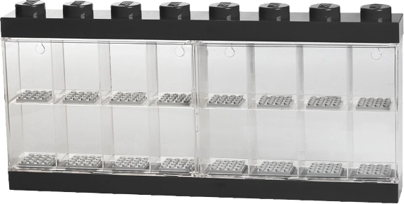 Kolekcinė vitrina 16 LEGO minifigūrėlių – juoda