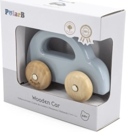 Medinis stumiamas žaislinis automobiliukas VIGA PolarB