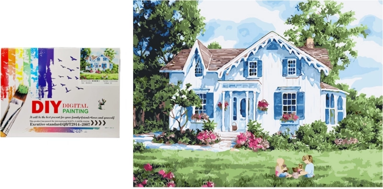 Paint by numbers – house