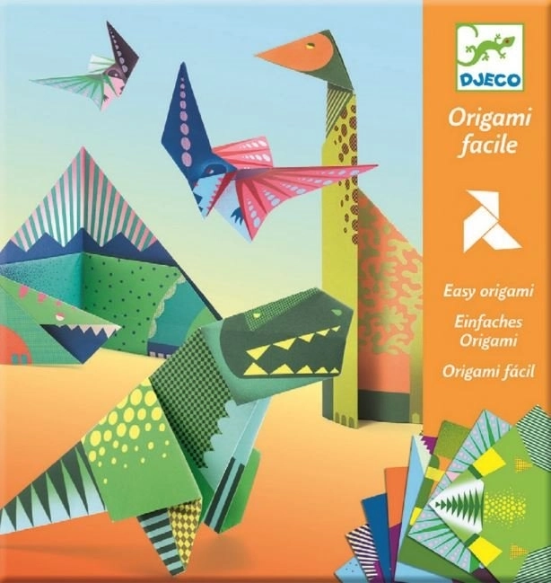 DJECO origami dinozaurai