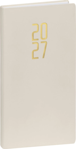 Notique kišeninis dienoraštis Ponza 2027 kreminis 9 × 15,5 cm