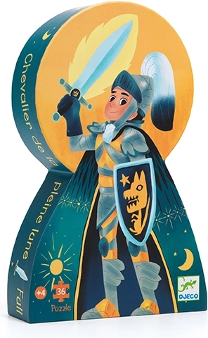 Fullmoon Knight Puzzle - DJECO, 36 pieces