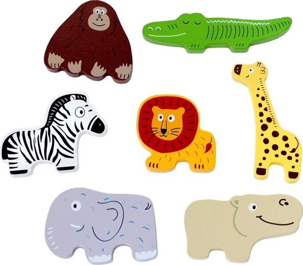 Easy-to-grasp animal pieces