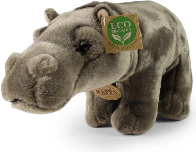 Rappa stovintis pliušinis begemotas, 30 cm, Eco-Friendly