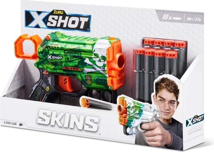 ZURU X-Shot Skins Menace putų šautuvas 27 m