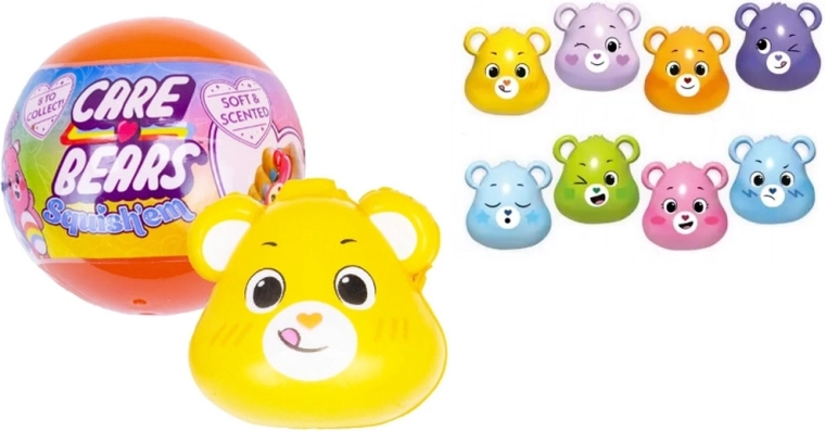 Antistresinis spaudomasis „Care Bears“ kamuoliukas – 1 vnt.
