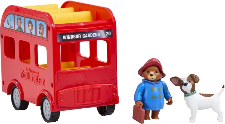 Žaidimų rinkinys „Paddington“ su raudonu autobusu