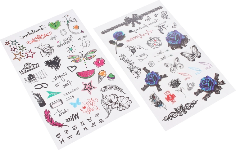 Two sheets full of designs