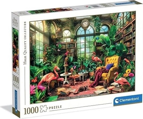 Clementoni dėlionė 1000 dalių The Greenhouse Library