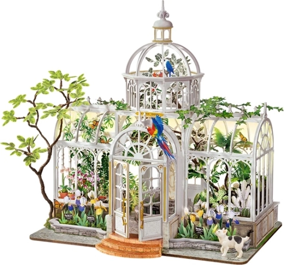RoboTime Rolife Oxygen Oasis – miniature 3D DIY dollhouse kit - 1 piece