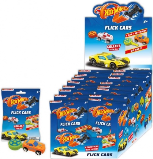 Hot Wheels Flick K-Cars – PVC automobiliukas su raktu