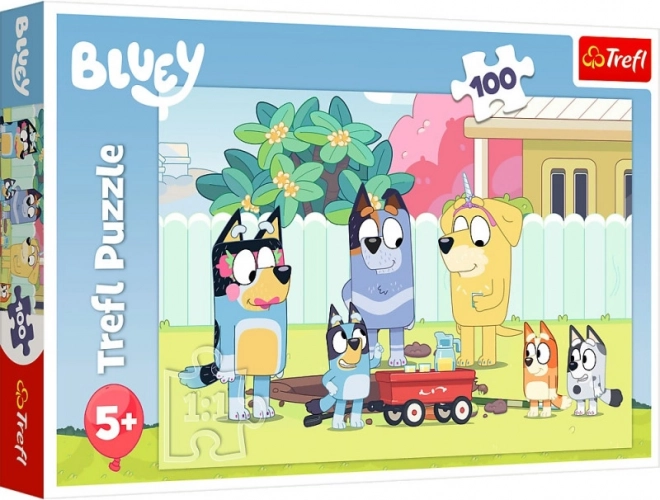 Dėlionė TREFL BLUEY 100 dalių – linksmas pasaulis
