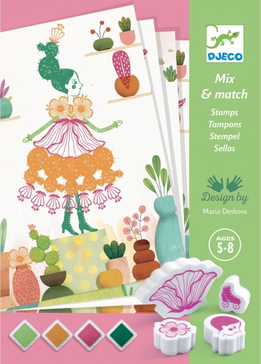 Stamp Set Flower Girl DJECO