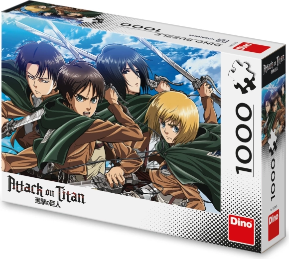 Anime dėlionė: Attack on Titan (1000 detalių)