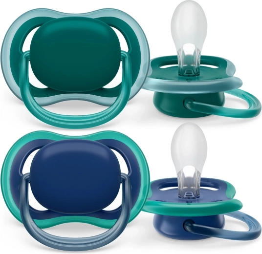 Philips Avent „Ultra Air“ čiulptukas, 6–18 mėn., mėlynas, 2 vnt.