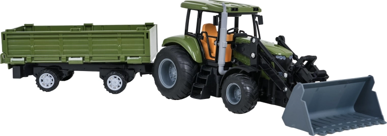 Detachable trailer with opening side panels