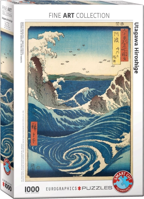 Eurographics dėlionė Utagawa Hiroshige: Naruto bangos 1000 dalių