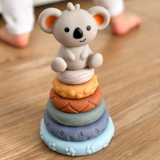 Stacking pyramid with koala