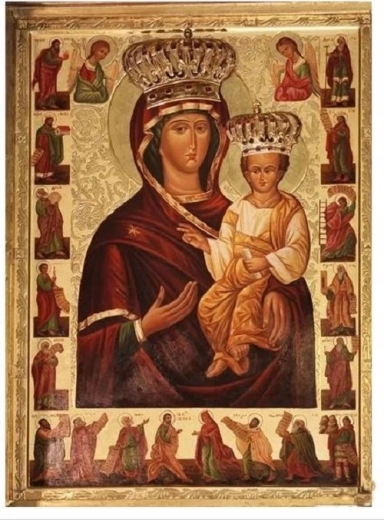 Diamond painting Our Lady of Bieszczady 30 × 40 cm