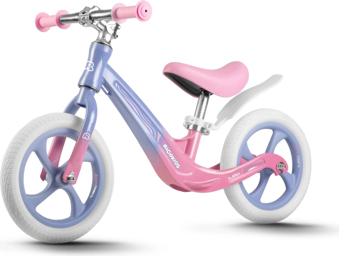 Vaikiškas balansinis dviratukas Ricokids Funnu, magnio, 12″ EVA ratai