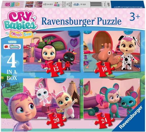 Puzzle 4 in 1 CRY BABIES by Ravensburger