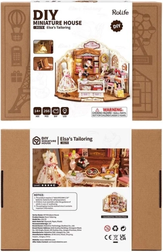 Dovaninis įpakavimas su instrukcija