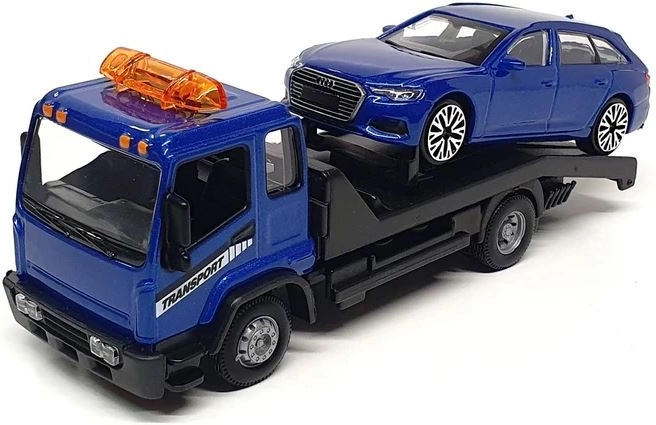 Metal cab and rubber tires