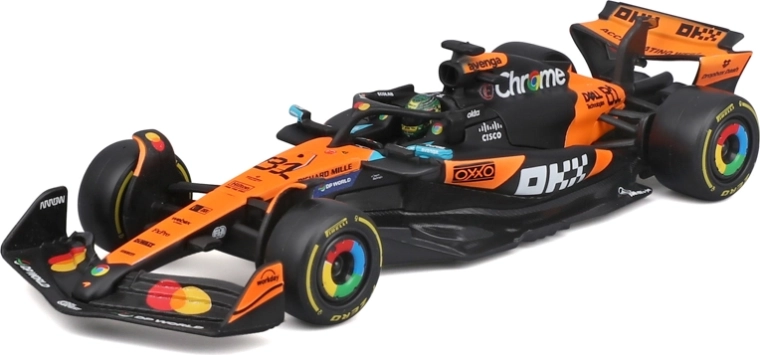 Bburago modelis F1 McLaren MCL39 (2025) Oscar Piastri #81 1:43 akrilinėje dėžutėje