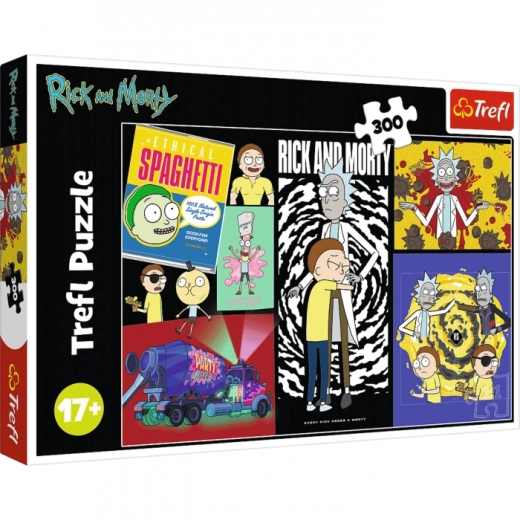 Dėlionė Rick and Morty – Keista vieta galaktikoje, 300 detalių (Trefl)