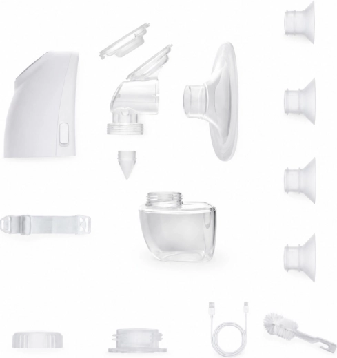 Hands-free pumping directly in the bra
