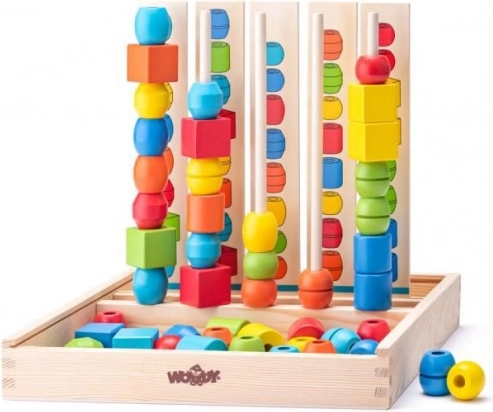 Wooden Beads on Rods – Sequencing Practice Set
