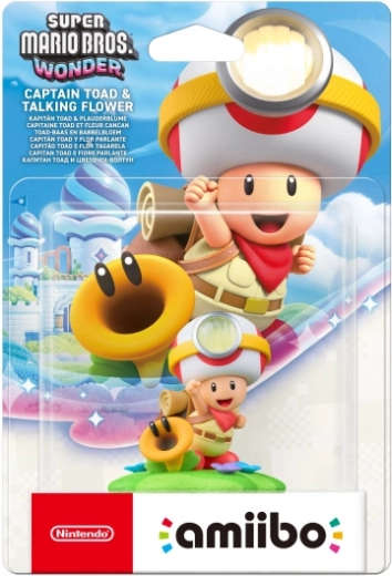 Amiibo Super Mario Bros. Wonder Captain Toad and Talking Flower