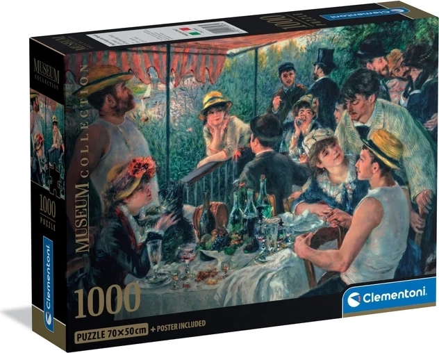 Clementoni dėlionė Museum Collection: Irkluotojų pusryčiai, 1000 detalių