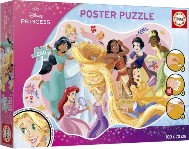 Educa poster puzzle Disney Princesses 250 pieces