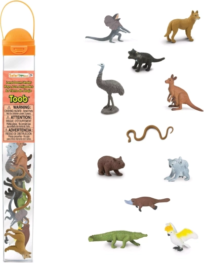 Safari Ltd. Toobs tube – Land Down Under: Australian animals (11 figurines)