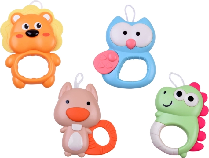Detachable hangers: rattles and teethers