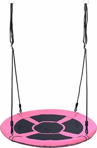 Supamasis ratas „gandro lizdas“ 100 cm Baby Mix rožinis