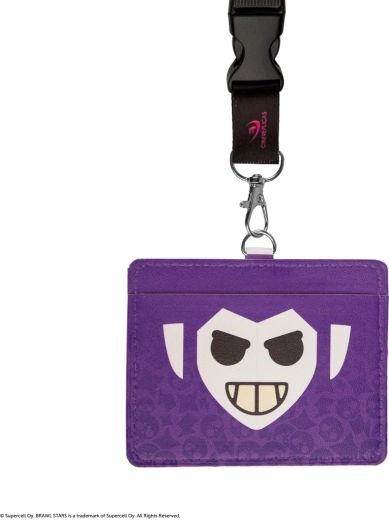 Kaklo virvelė su kortelės dėkliuku Brawl Stars Mortis