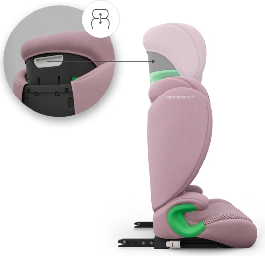 Quick and stable installation with ISOFIX