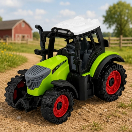 Large wheels with a pronounced tread