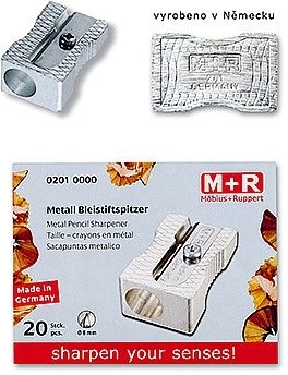 Metalinis drožtukas M+R, sidabrinis