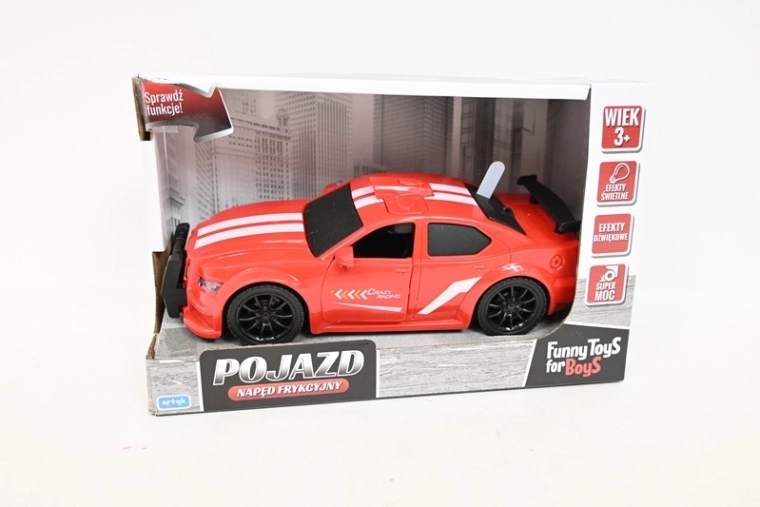 Lenktyninis automobilis su šviesa ir garsu 1:20