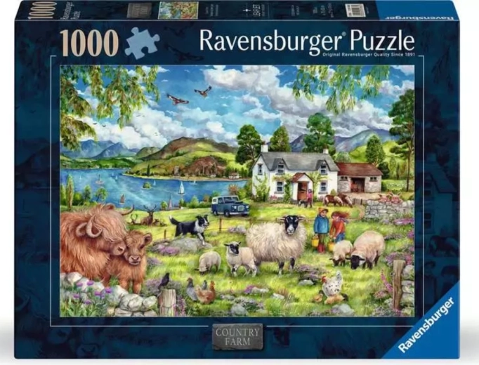 Ravensburger dėlionė kaimo ferma 1000 detalių