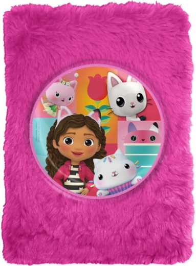 Plush notebook Gabby's Dollhouse fuchsia